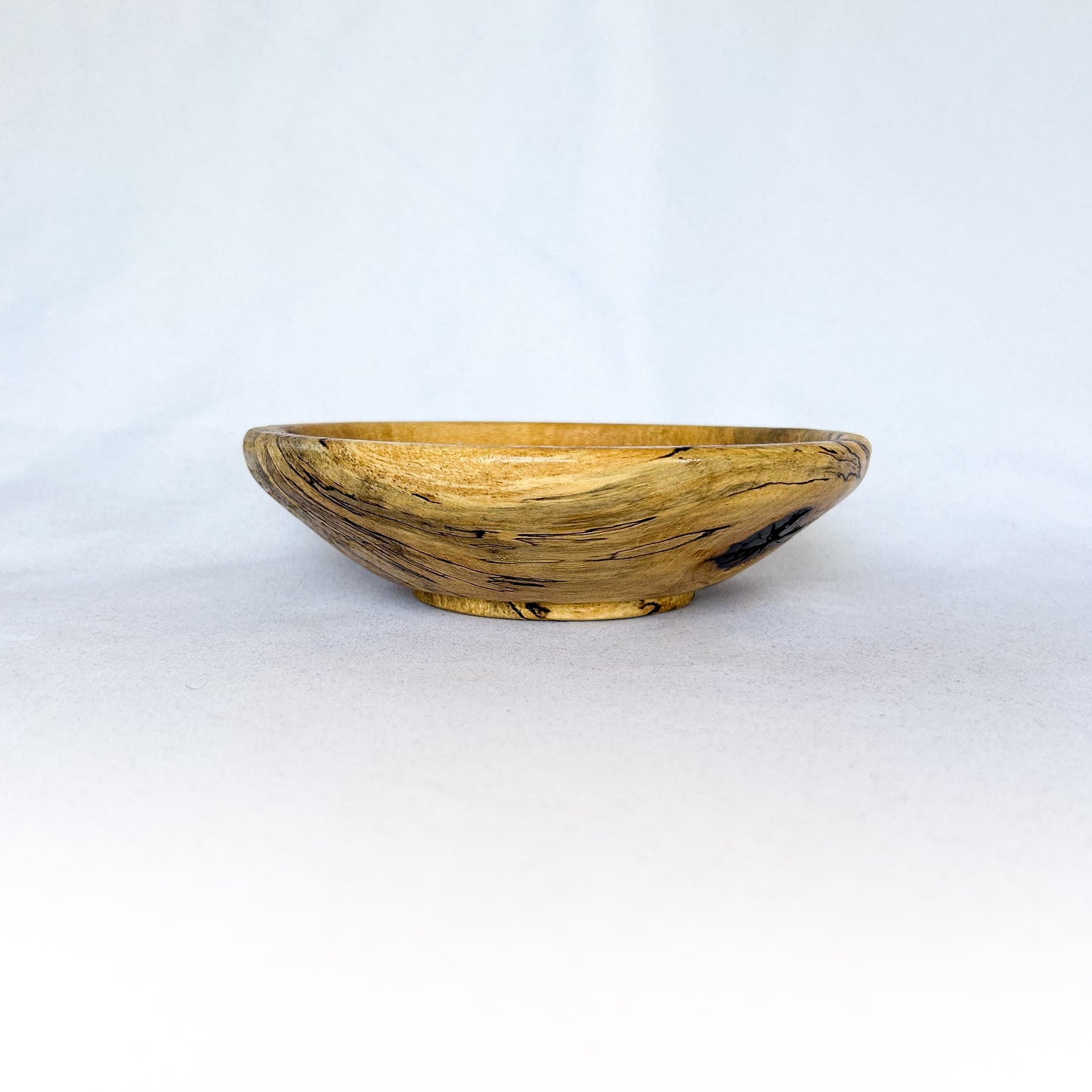 Spalted Pecan Shallow Bowl