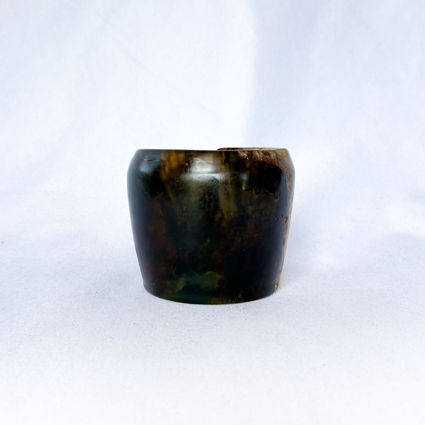 Smoky Resin Natural Edge Cup