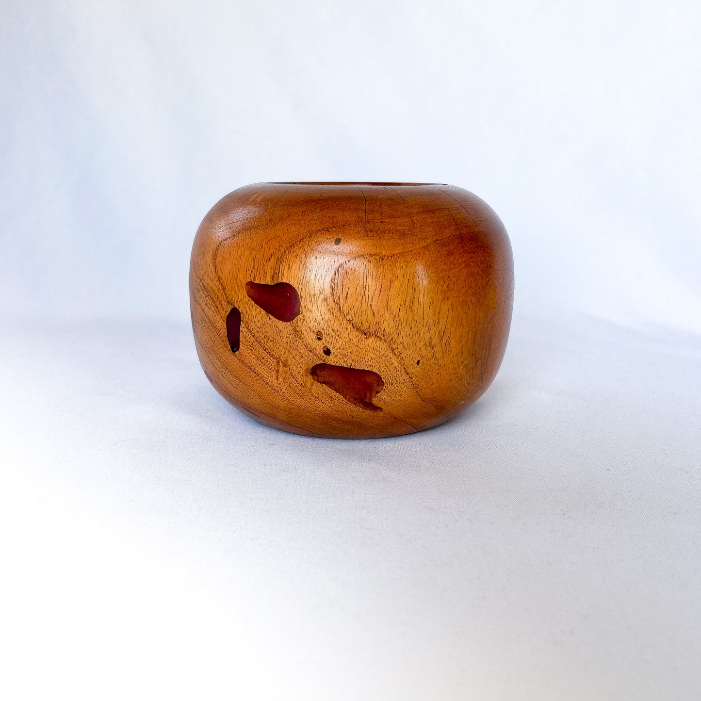 Resin/Red Oak Deco Bowl