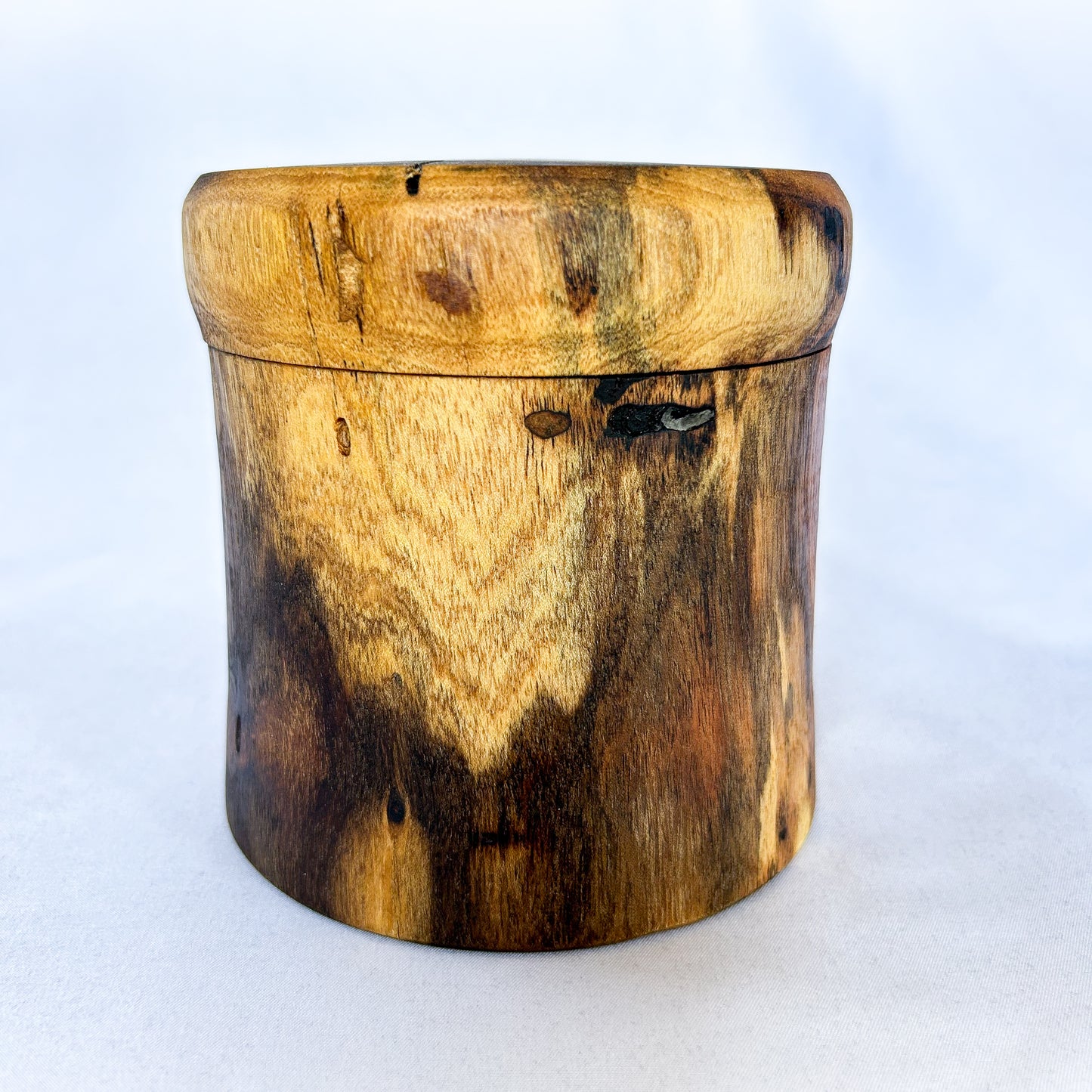 Mesquite lidded jar