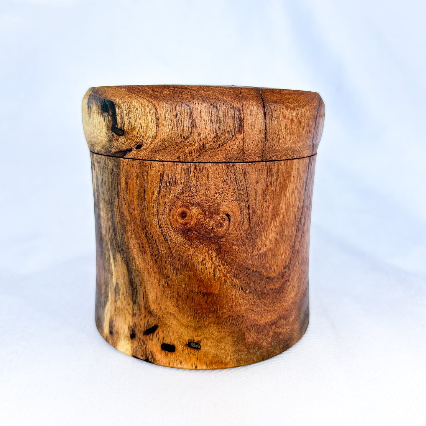 Mesquite lidded jar