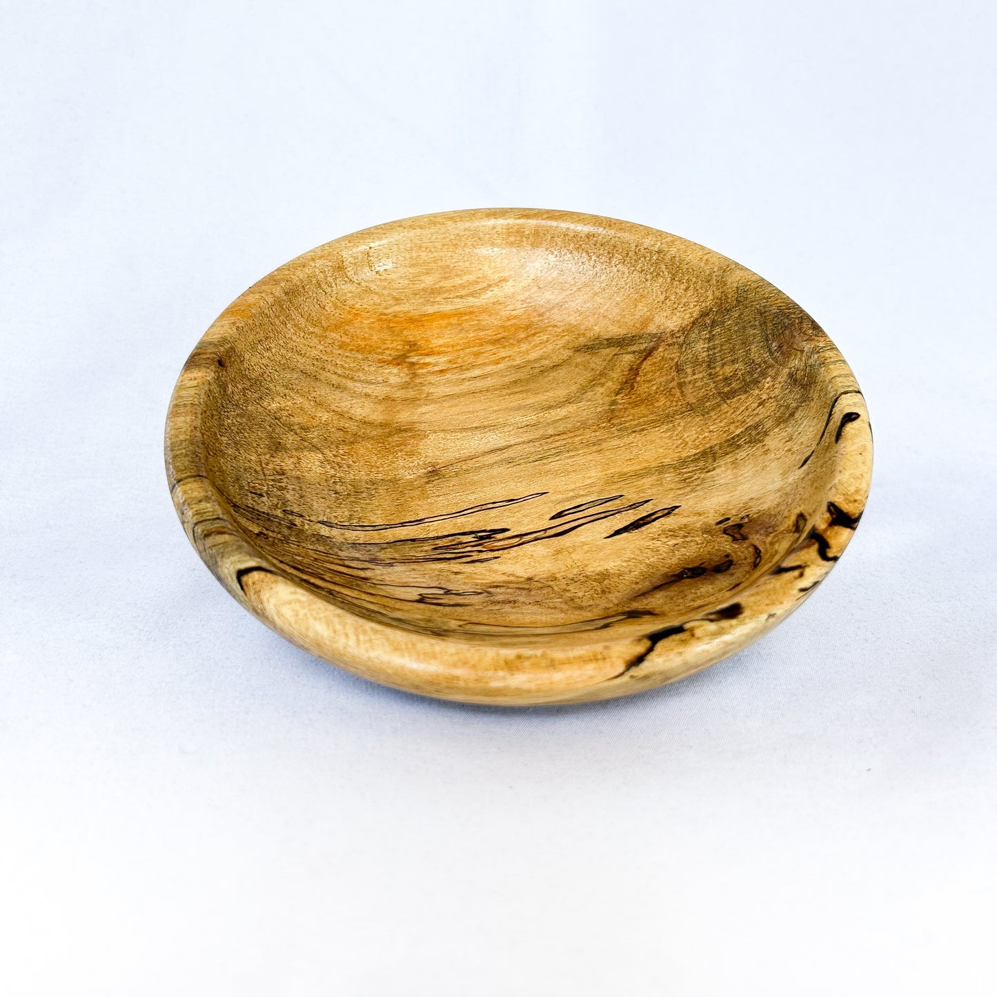 Spalted Pecan Shallow Bowl