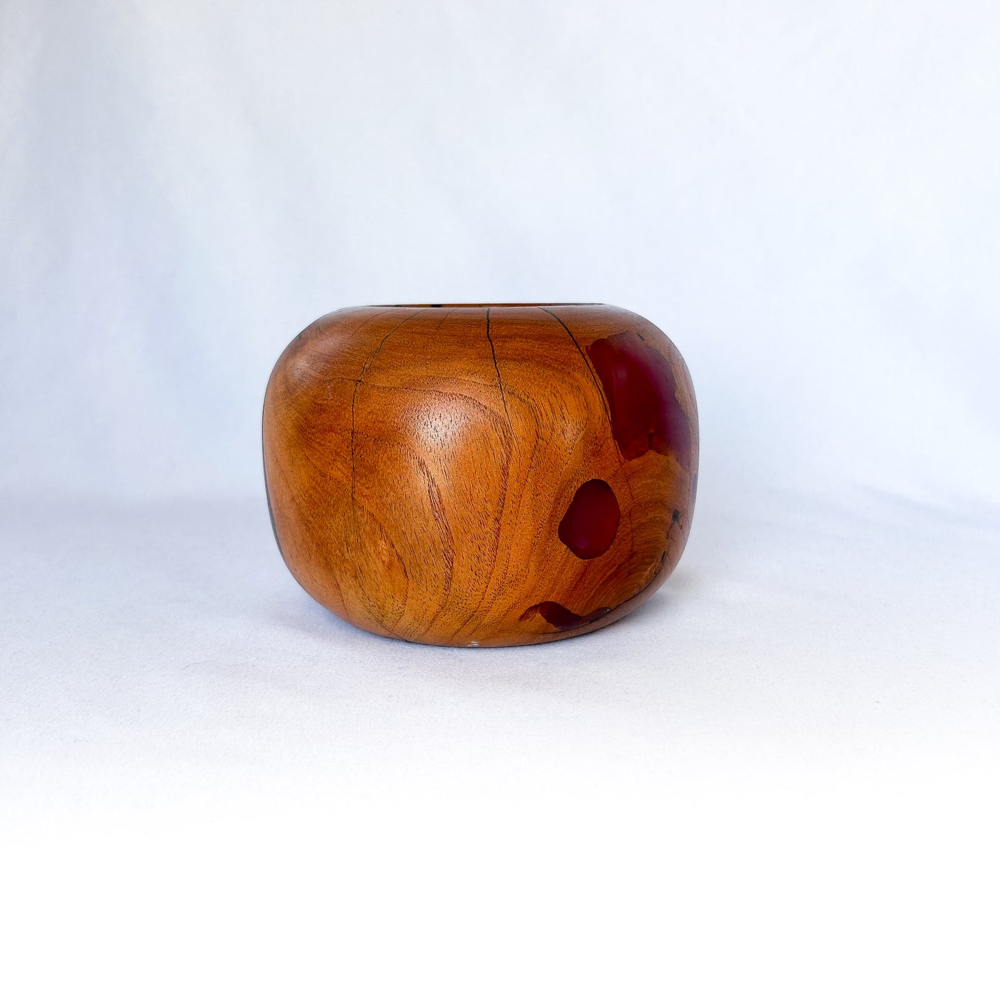 Resin/Red Oak Deco Bowl