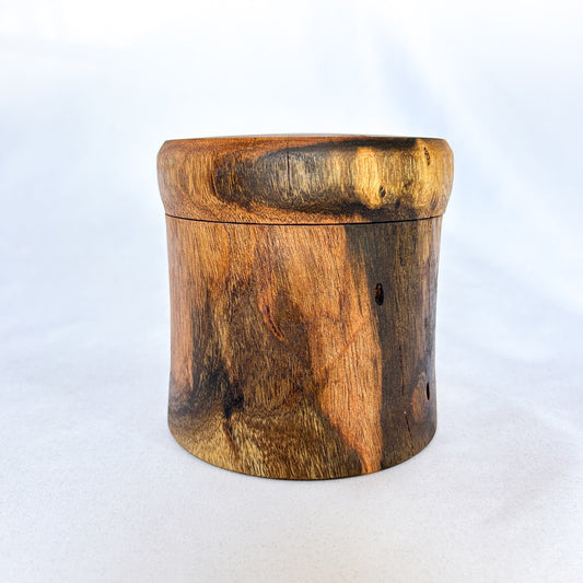 Mesquite lidded jar
