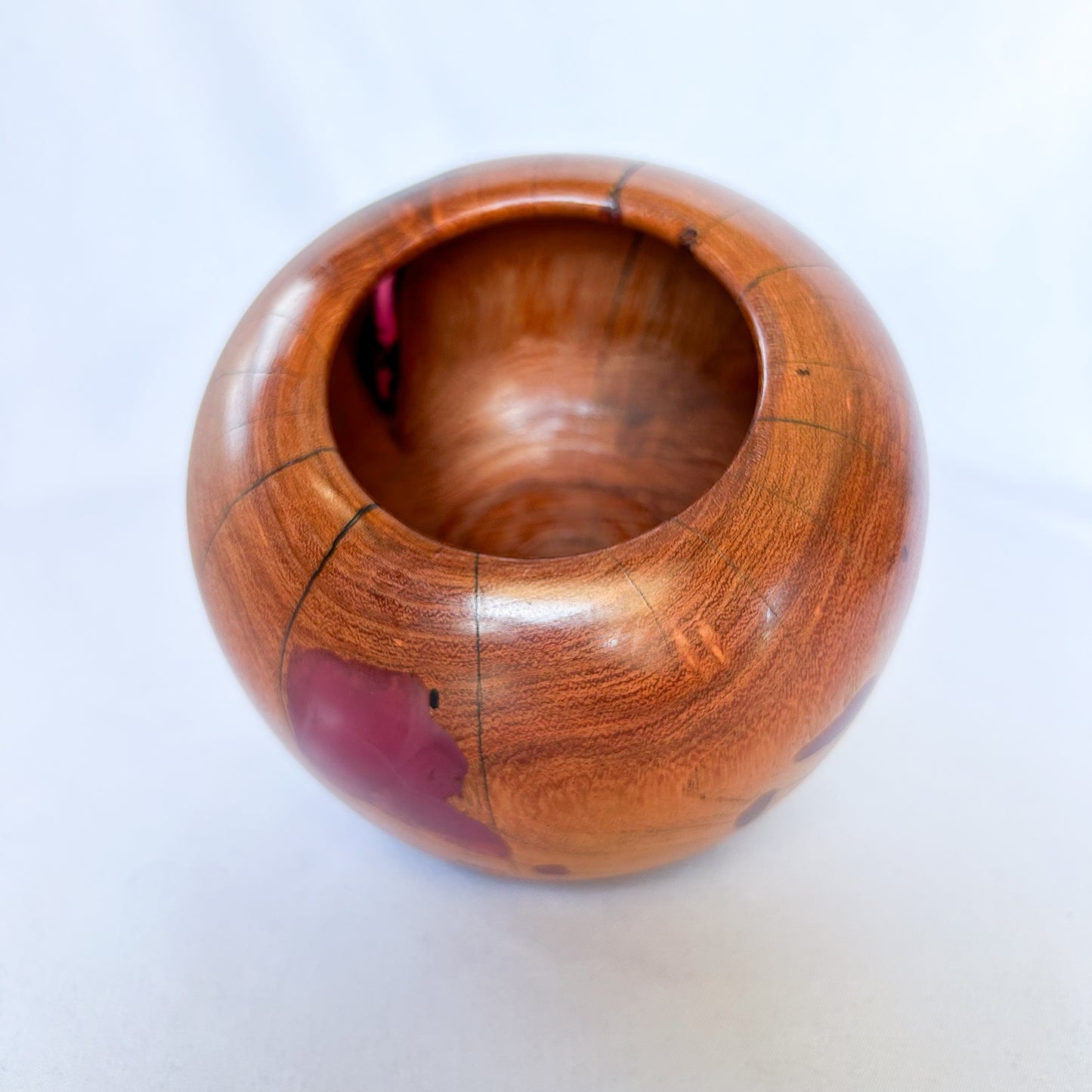 Resin/Red Oak Deco Bowl